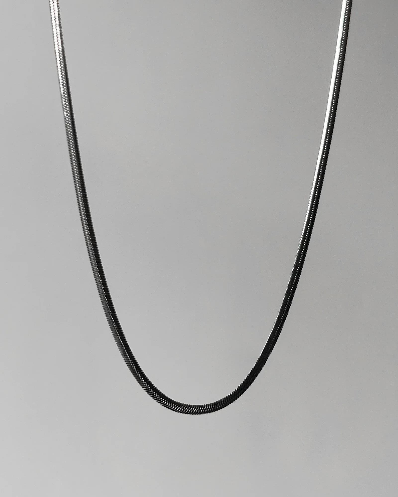 Flat snake chain · 20"