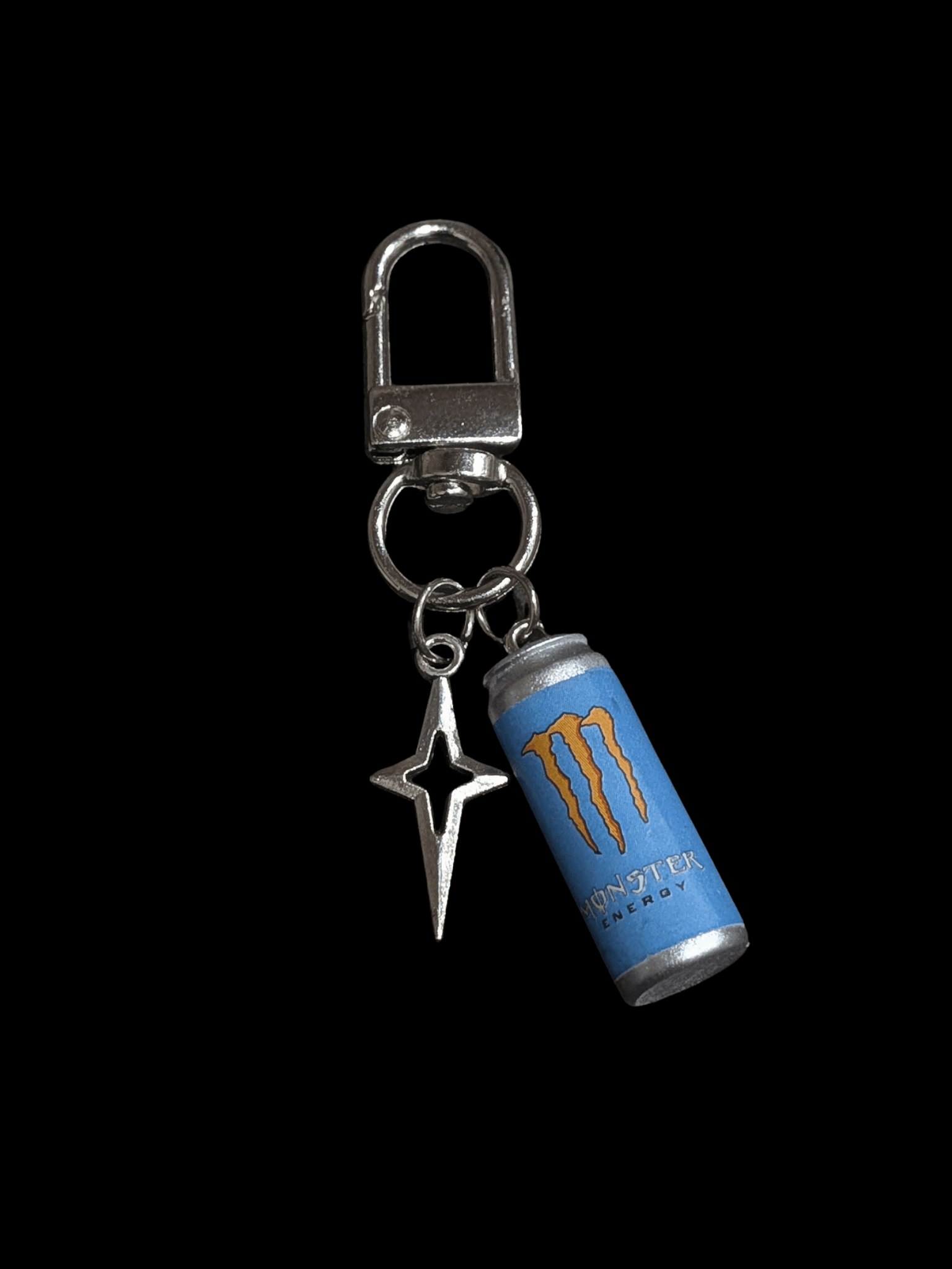 Blue Monster Keychain