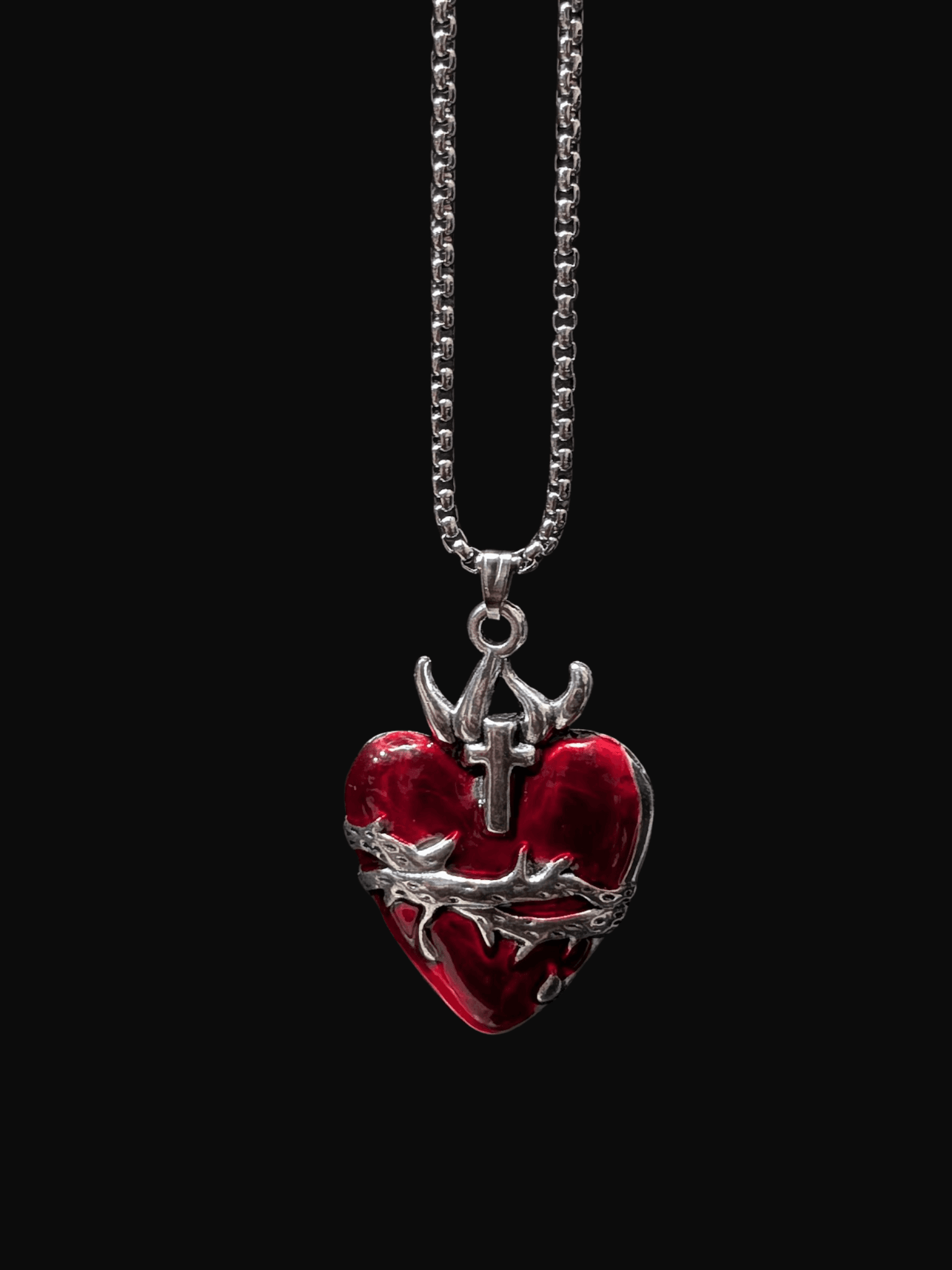 Chunky Red Heart Charm